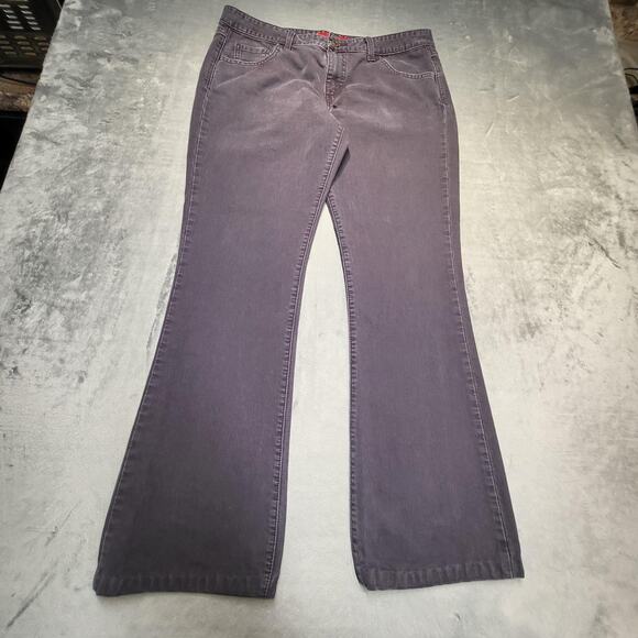 Vintage Levis 518 Jeans Womens 13M Purple Superlow Boot Cut Low Rise Denim Y2K - Picture 1 of 14